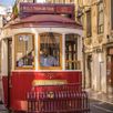 Tram in Lissabon